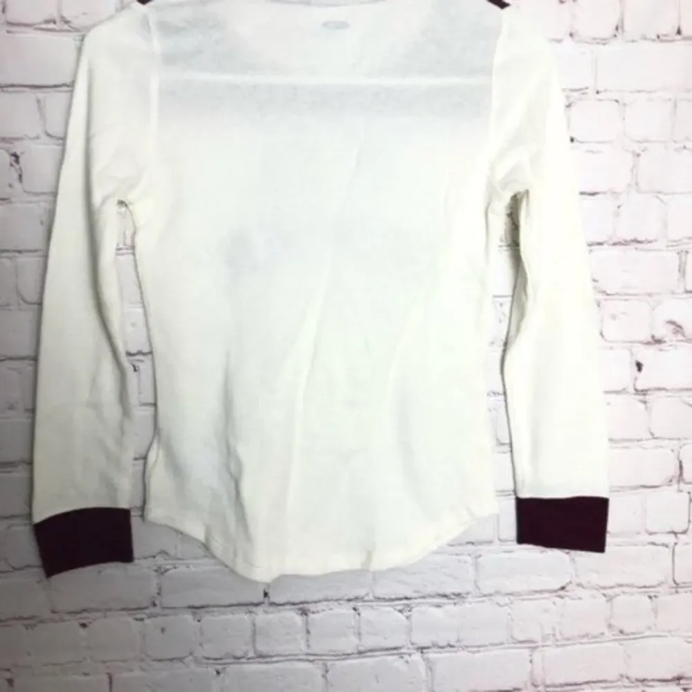 Old Navy Thermal Football- Style Tee for Girls